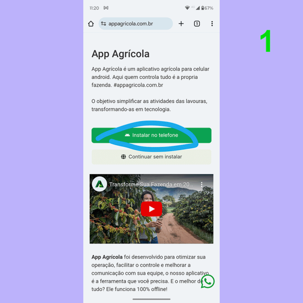 App Agrícola 1 Gif app agricola