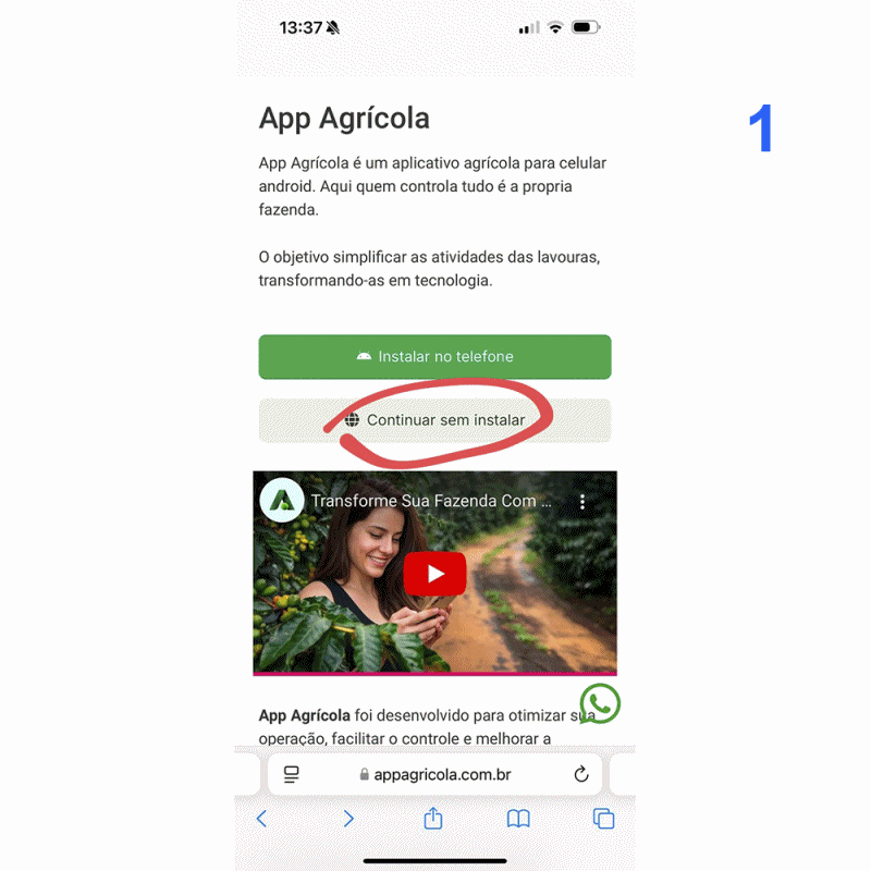 App Agrícola 2 Iphonegif